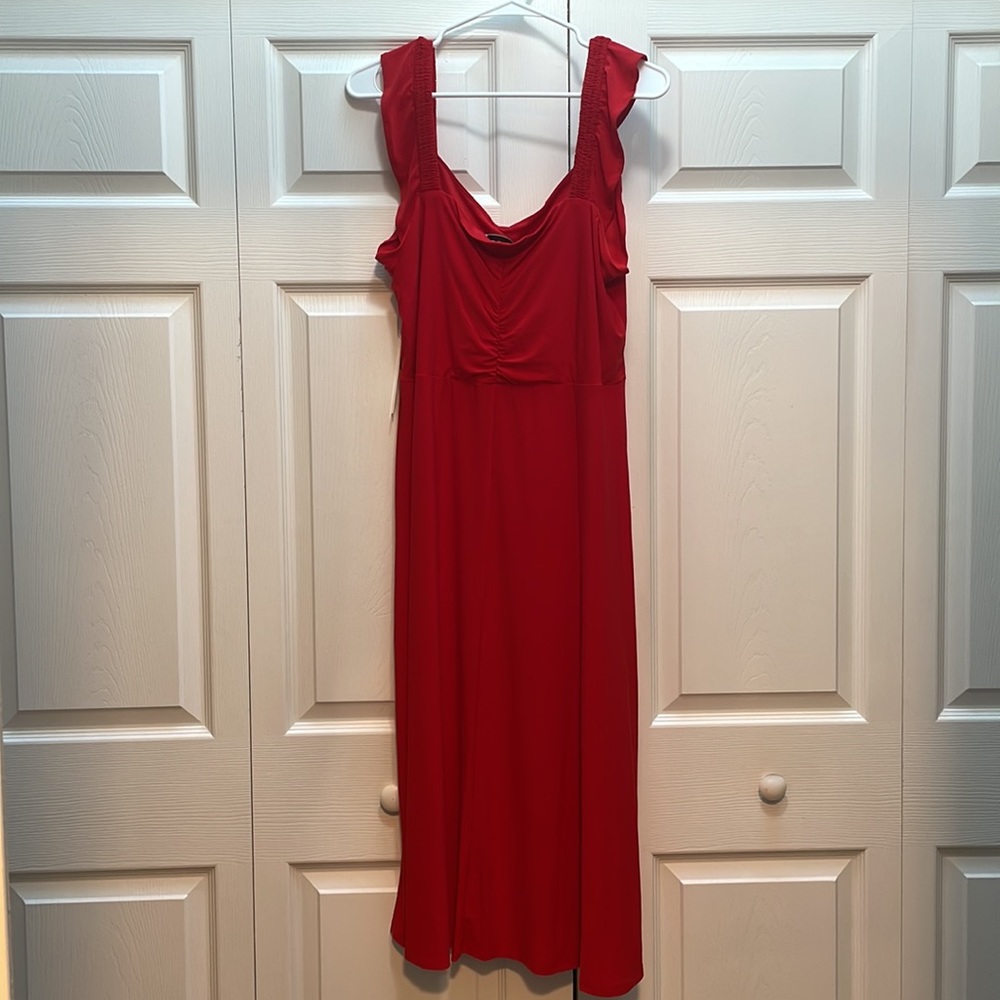 Emma & Michele Women’s Red Strapless Dress XL NEW